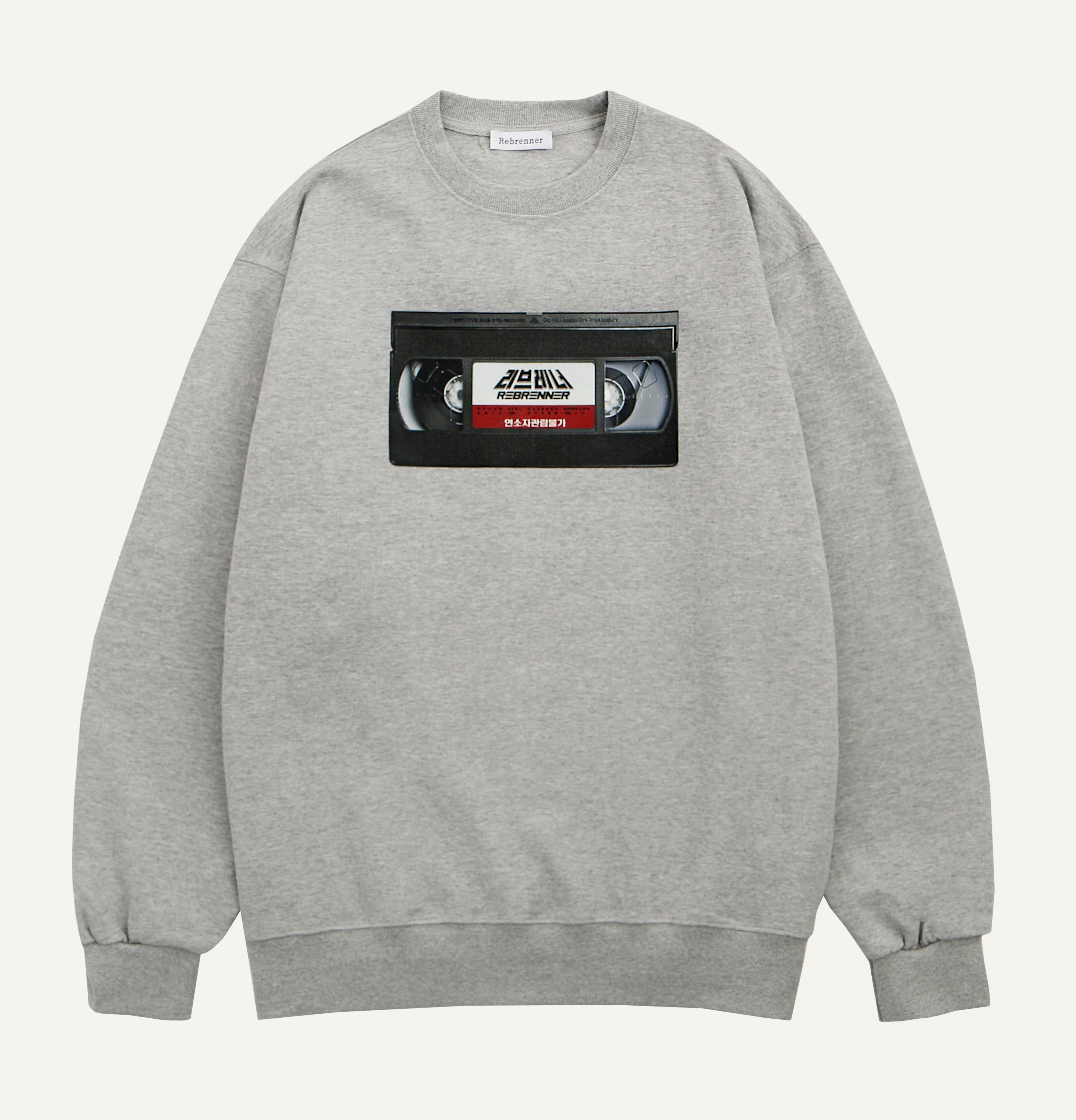 VHS video sweatshirts melange