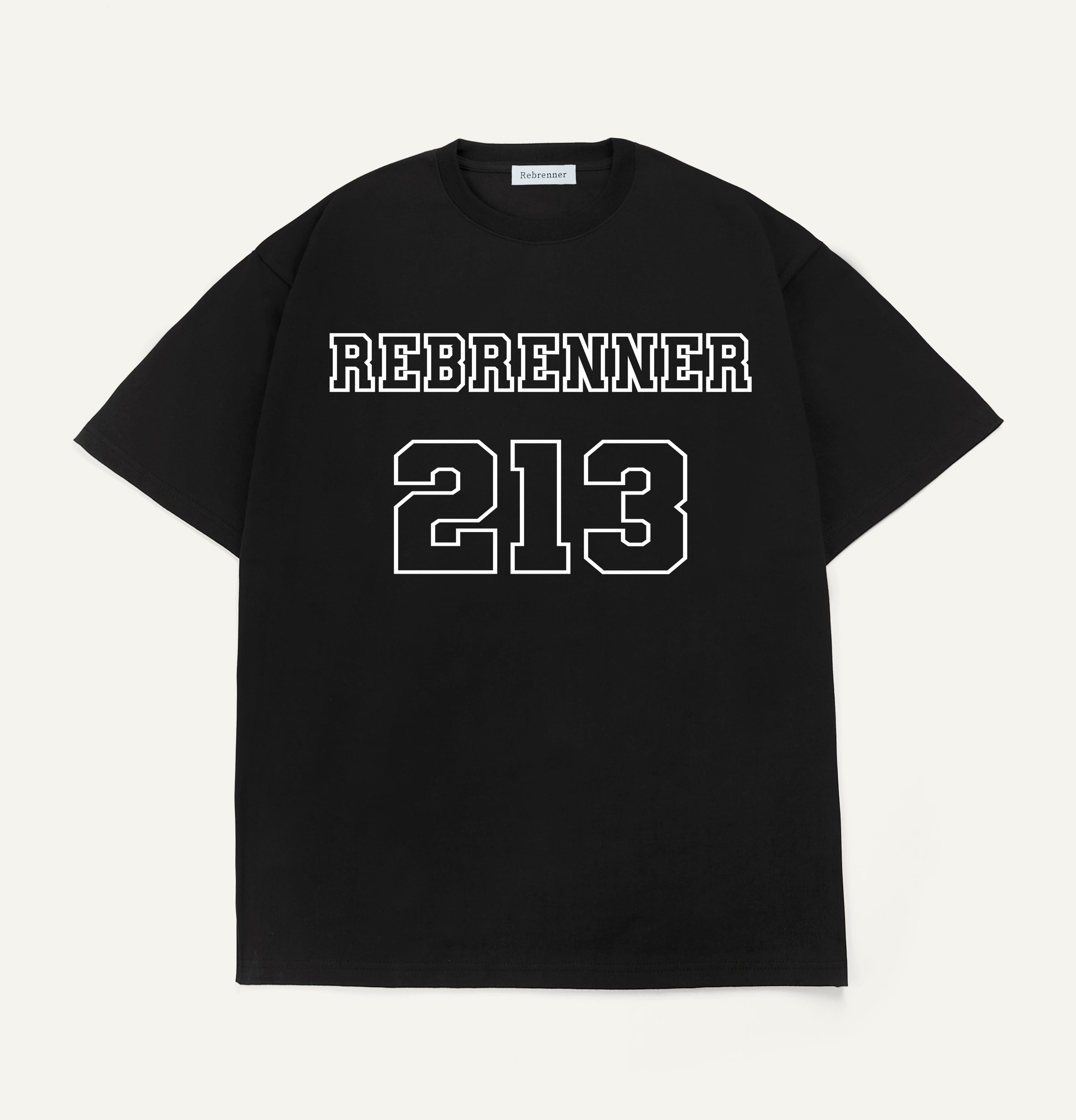 Over fit 213 tee black