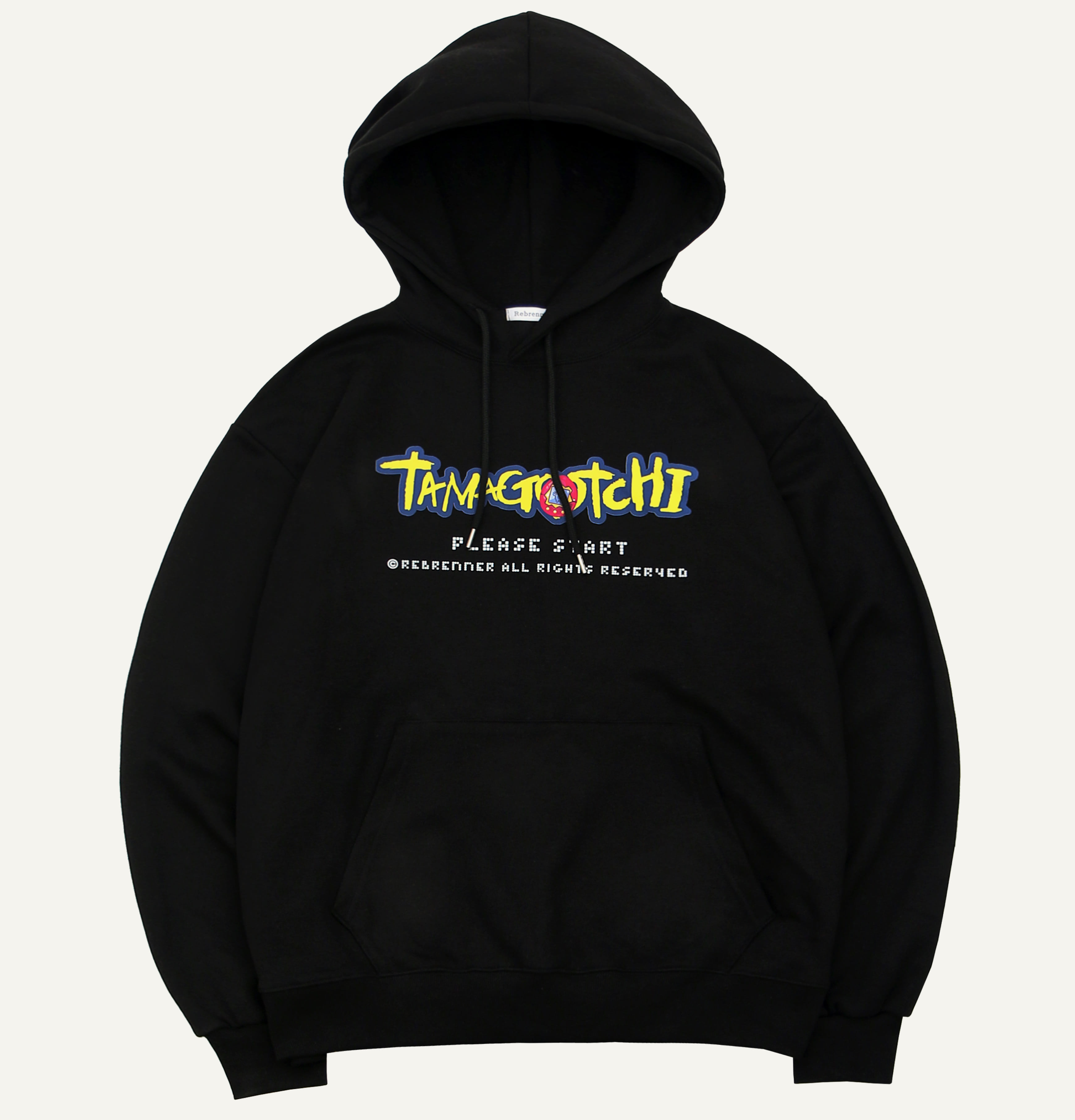 Tamagotchi hoodie black