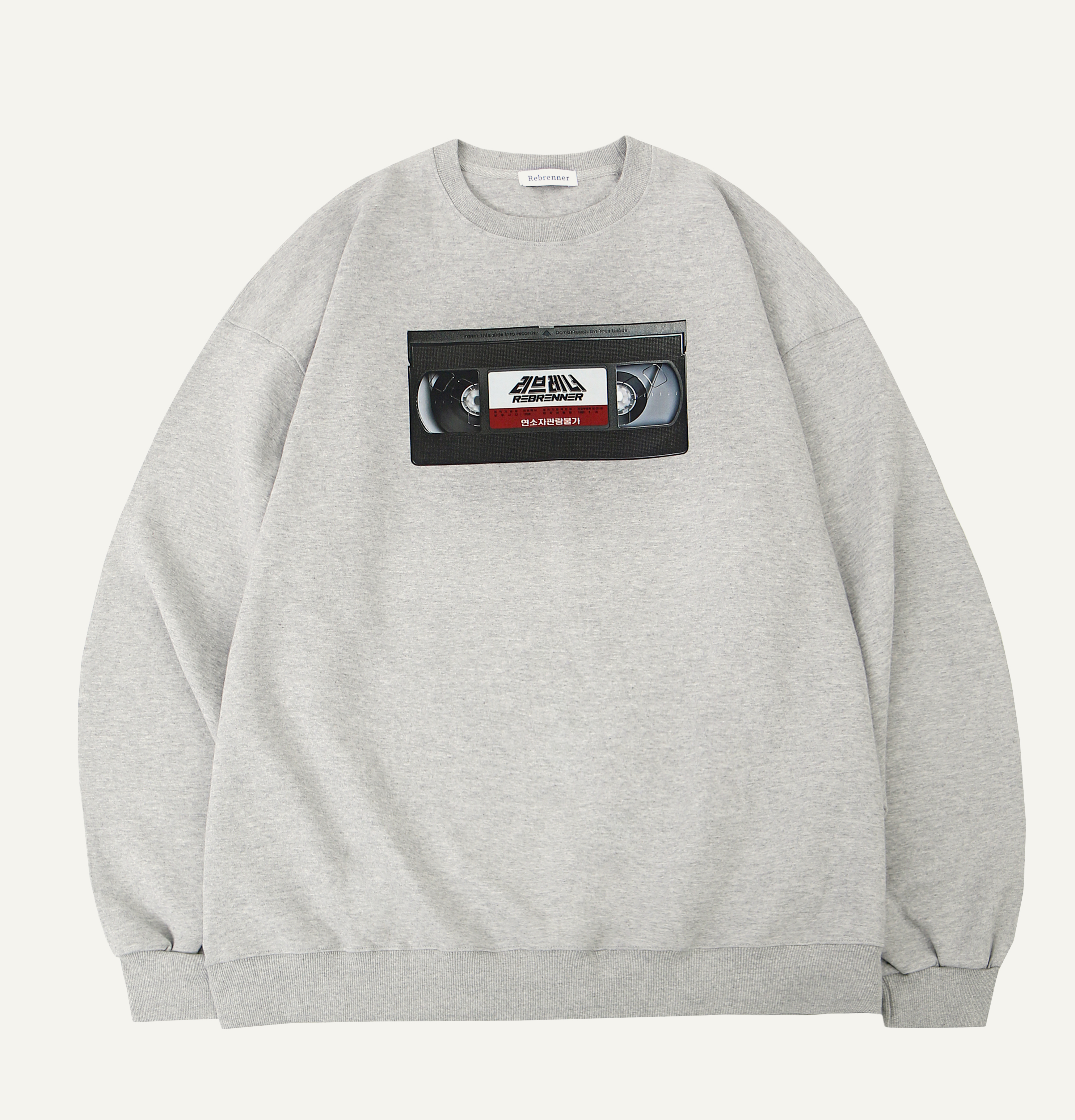 VHS video sweatshirts melange